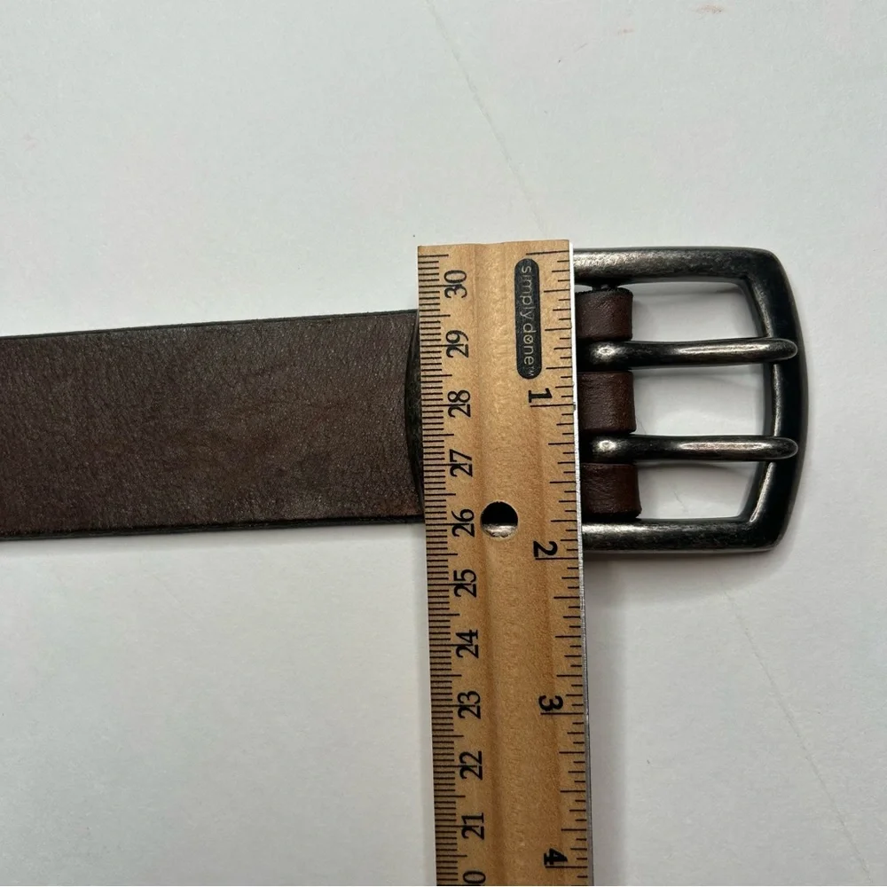 Old Navy Brown Men's SZ S Leather Belt Western Country Timeless Everyday Casual